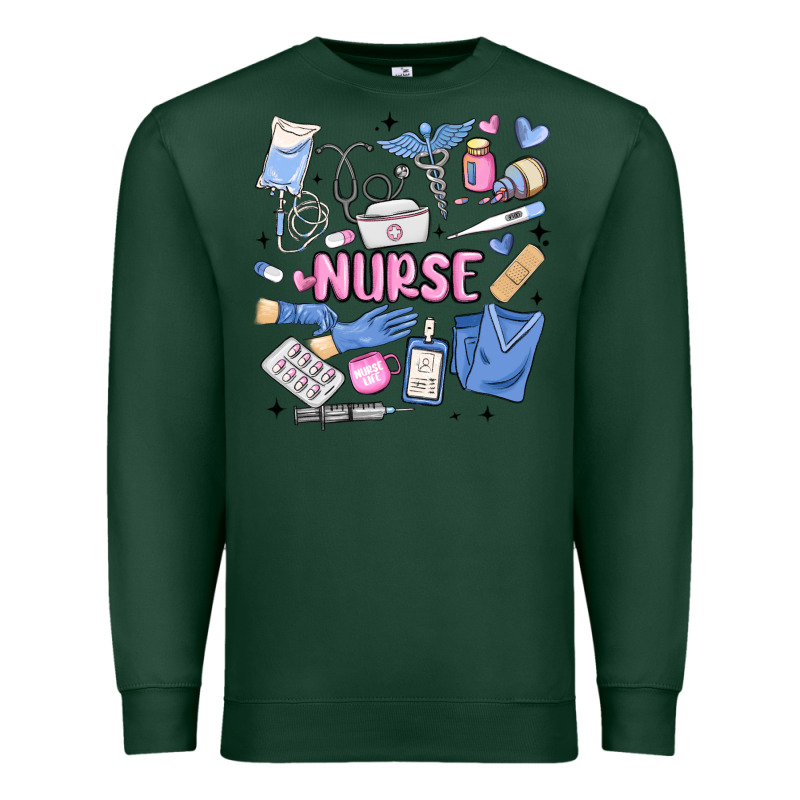 Can't Talk Right Now Doing Nurse Stuff Premium Sweatshirt by MaliasSmallBusiness | Teevron