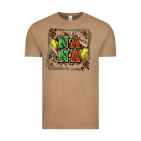 Vintage Coffee softball nana with leopard Vintage Tee - Zillion Design Studio