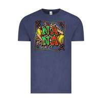 Vintage Denim softball nana with leopard Vintage Tee - Zillion Design Studio