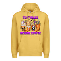 Antique Gold Nightmare Before Coffee Cups Premium Hoodie - MaliasSmallBusiness