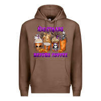 Chestnut Nightmare Before Coffee Cups Premium Hoodie - MaliasSmallBusiness