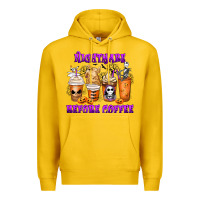 Lemon Nightmare Before Coffee Cups Premium Hoodie - MaliasSmallBusiness