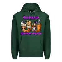 Sports Green Nightmare Before Coffee Cups Premium Hoodie - MaliasSmallBusiness