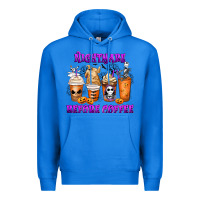 True Royal Nightmare Before Coffee Cups Premium Hoodie - MaliasSmallBusiness