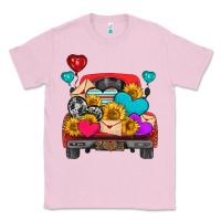 Bubblegum Pink western truck with heart Classic Tee - HRA Design Shop