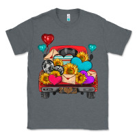 Charcoal Heather western truck with heart Classic Tee - HRA Design Shop