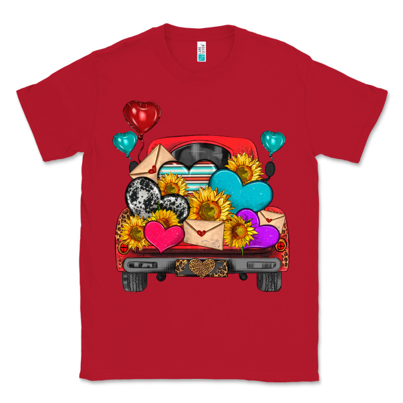 Western Truck With Heart Classic Tee by HRA Design Shop | Teevron