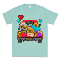 Seafoam western truck with heart Classic Tee - HRA Design Shop
