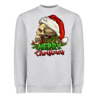 Heather Grey Merry Christmas Heavyweight Sweatshirt - RanaPortraitStore