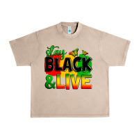 French Oak stay black and live Urban Heavy Tee - Zillion Design Studio