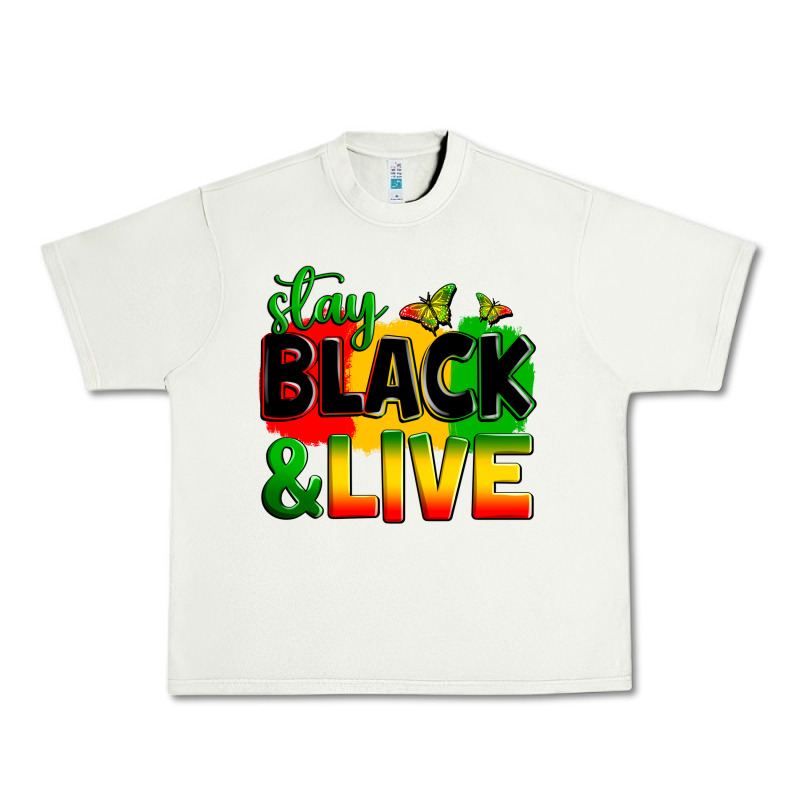 Stay Black And Live Urban Heavy Tee by Zillion Design Studio | Teevron
