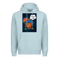 Blue Mist Forever Alone, Monkey, Space, Monkey At Space, Premium Hoodie - Bettercallsaul
