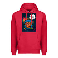 Cardinal Forever Alone, Monkey, Space, Monkey At Space, Premium Hoodie - Bettercallsaul