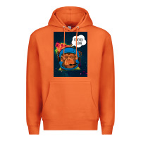 Carrot Forever Alone, Monkey, Space, Monkey At Space, Premium Hoodie - Bettercallsaul