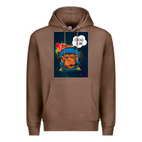 Chestnut Forever Alone, Monkey, Space, Monkey At Space, Premium Hoodie - Bettercallsaul