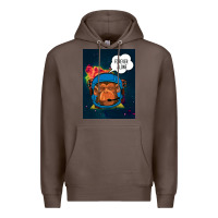 Forever Alone, Monkey, Space, Monkey At Space, Premium Hoodie | Teevron