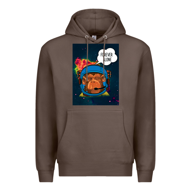 Forever Alone, Monkey, Space, Monkey At Space, Premium Hoodie by Bettercallsaul | Teevron