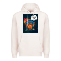 Pale Pink Forever Alone, Monkey, Space, Monkey At Space, Premium Hoodie - Bettercallsaul