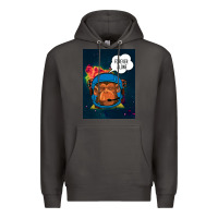Smoke Forever Alone, Monkey, Space, Monkey At Space, Premium Hoodie - Bettercallsaul