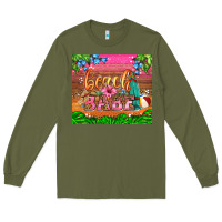 Army Green beach babe Long Sleeve Tee - HRA Design Shop