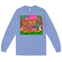 Colony Blue beach babe Long Sleeve Tee - HRA Design Shop