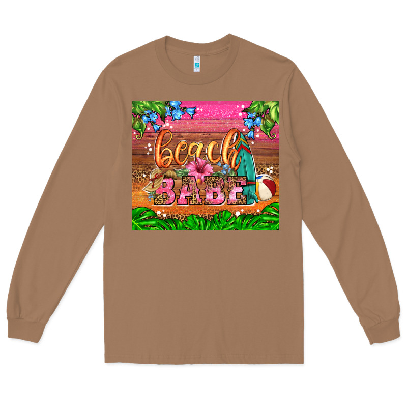 Beach Babe Long Sleeve Tee by HRA Design Shop | Teevron