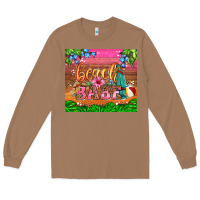 Toasted Coconut beach babe Long Sleeve Tee - HRA Design Shop