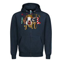Navy it's noel y'all Zipper Hoodie - JahusDesignShop