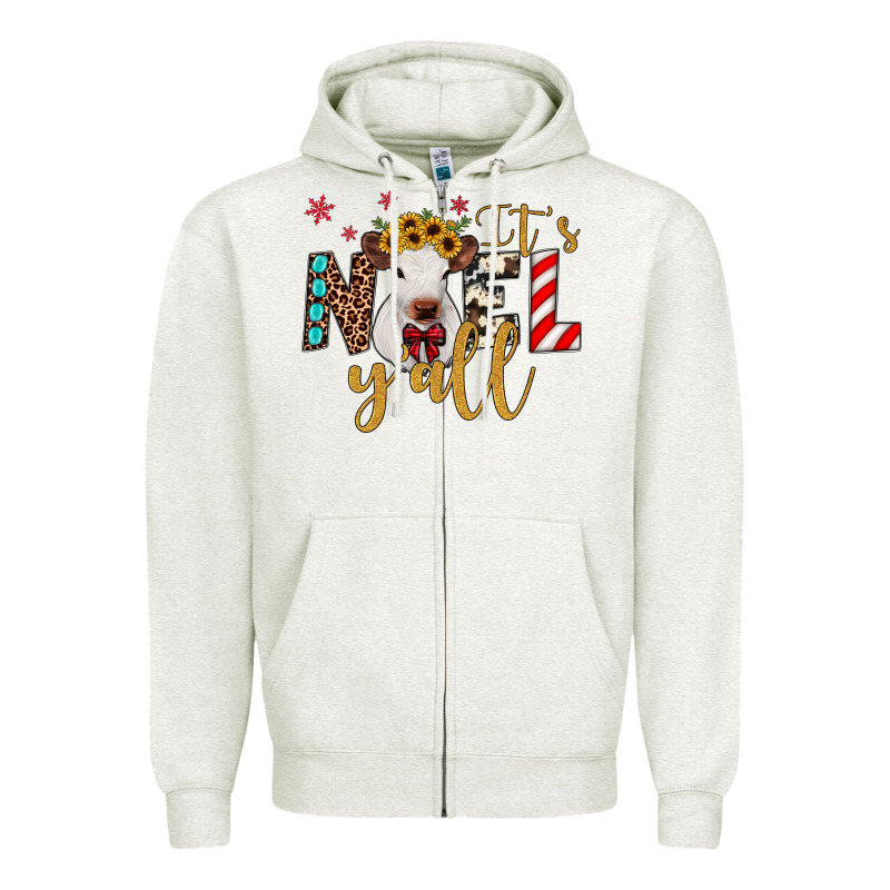 It's Noel Y'all Zipper Hoodie by JahusDesignShop | Teevron
