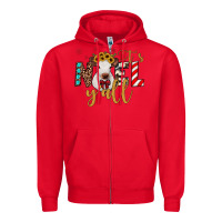 Red it's noel y'all Zipper Hoodie - JahusDesignShop