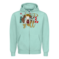 Seafoam it's noel y'all Zipper Hoodie - JahusDesignShop