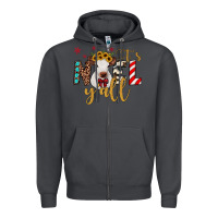 Smoke it's noel y'all Zipper Hoodie - JahusDesignShop