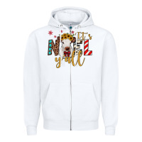 White it's noel y'all Zipper Hoodie - JahusDesignShop