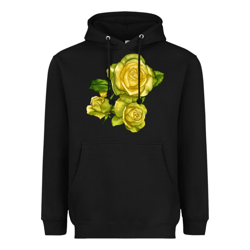 St. Patrick Rose Heavyweight Hoodie by LillyAllenDesigns | Teevron