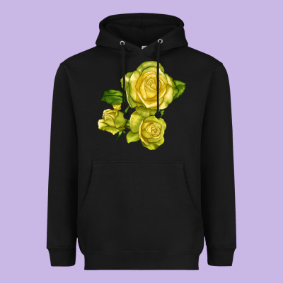 St. Patrick Rose Heavyweight Hoodie Designed By Lillyallendesigns