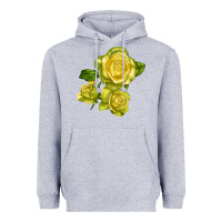 Heather Grey st. patrick rose Heavyweight Hoodie - LillyAllenDesigns