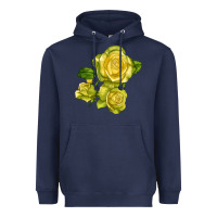 Navy st. patrick rose Heavyweight Hoodie - LillyAllenDesigns