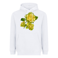 White st. patrick rose Heavyweight Hoodie - LillyAllenDesigns
