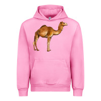 Fuchsia Pink camel Urban Hoodie - BarkalooDesign