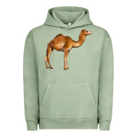 Pigment Oil Green camel Urban Hoodie - BarkalooDesign