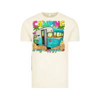 Vintage Arctic camping is my happy place Vintage Tee - texasbilliewilder