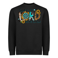 Black trust in the lord with all your heart Heavyweight Sweatshirt - Zillion Design Studio