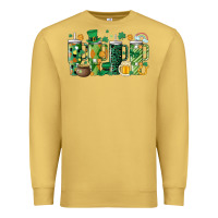 Antique Gold st.patricks stanley Premium Sweatshirt - MaliasSmallBusiness