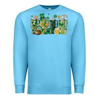 Ocean Blue st.patricks stanley Premium Sweatshirt - MaliasSmallBusiness