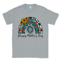 Heather Grey happy mother's day rainbow Classic Tee - CowhideDigitalArt