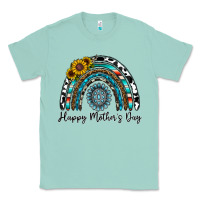 Seafoam happy mother's day rainbow Classic Tee - CowhideDigitalArt