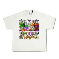 Pistachio Spooky Season Coffee Cups Urban Heavy Tee - texasbilliewilder