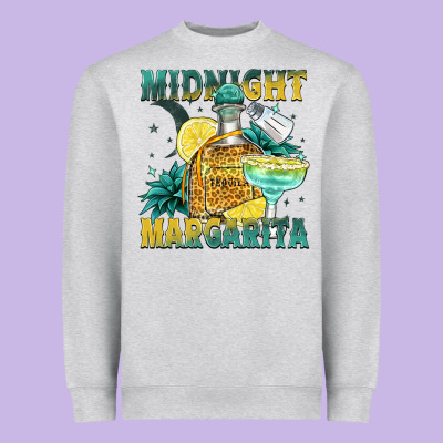 Midnight Margarita Heavyweight Sweatshirt Designed By Zillion Design Studio