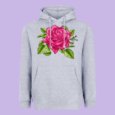 Perfume Delight Rose Heavyweight Hoodie Designed By Lillyallendesigns