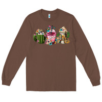 Chestnut mexican day of the dead coffee cups Long Sleeve Tee - FaDigitalArtStudio